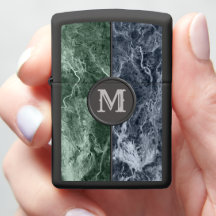 Zwei farbige Marmor-Monogramm - Wählen Sie Ihre Fa
