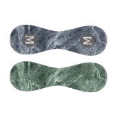 Zwei farbige Marmor-Monogramm - Wählen Sie Ihre Fa Baseball (Paneele)