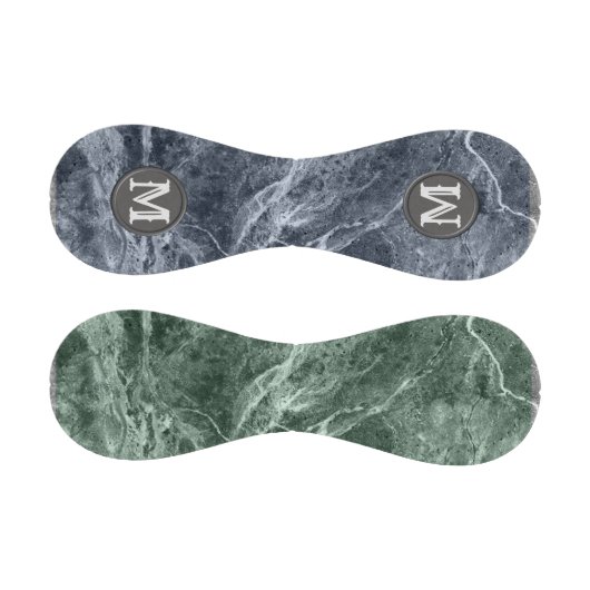 Zwei farbige Marmor-Monogramm - Wählen Sie Ihre Fa Baseball (Paneele)