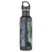 Zwei farbige Marmor-Monogramm - Wählen Sie Ihre Fa Edelstahlflasche (Rückseite)