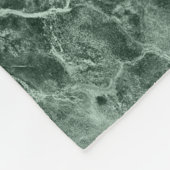 Zwei farbige Marmor-Monogramm - Wählen Sie Ihre Fa Fleecedecke (Ecke)