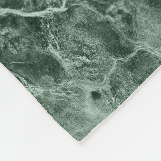 Zwei farbige Marmor-Monogramm - Wählen Sie Ihre Fa Fleecedecke (Ecke)