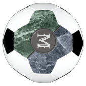 Zwei farbige Marmor-Monogramm - Wählen Sie Ihre Fa Fußball (Gedreht)
