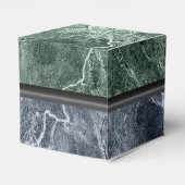 Zwei farbige Marmor-Monogramm - Wählen Sie Ihre Fa Geschenkschachtel (Rückseite)