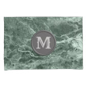 Zwei farbige Marmor-Monogramm - Wählen Sie Ihre Fa Kissenbezug (Vorderseite-Rechts)