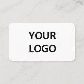 Zwei farbige Visitenkarten mit Logo - Farbe auswäh Visitenkarte (Rückseite)