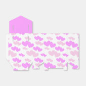 Zwei Farbtöne mit doppeltem Herzmuster Geschenkschachtel (Ungefaltet)