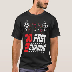 Zwei Fast 2 Neugierige Happy 2. Geburtstag Boy Dec T-Shirt