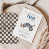 ZWEI Fast 4 Wheeler Quad Bike Einladung zum Geburt