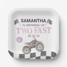 Zwei Fast Birthday Dirt Bike Thema