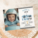 Zwei Fast Blue Foto Rennwagen Junge 2. Geburtstag Einladung<br><div class="desc">Zwei Fast Blue Foto Rennwagen Junge 2. Geburtstag Einladung Matching Artikel erhältlich.</div>
