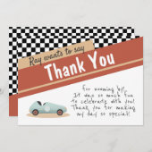 Zwei Fast Car Thema Einzigartig Gelb Rot Schwarz E Einladung (Vorne/Hinten)