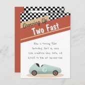 Zwei Fast Car Thema Einzigartig Gelb Rot Schwarz E Postkarte (Vorne/Hinten)