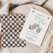 ZWEI FAST Light Green Monster Truck Einladung