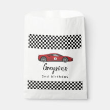 Zwei Fast Race Car Boy 2. Geburtstag Party