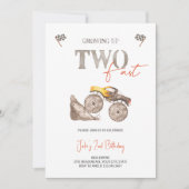 ZWEI Fastgelbe LKW-Einladung Einladung (Vorderseite)