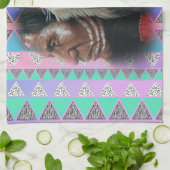 Zwei Feathers Geschirrtuch (Gefaltet)