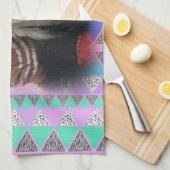 Zwei Feathers Geschirrtuch (Viertel Falte)