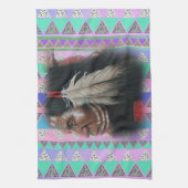 Zwei Feathers Geschirrtuch (Vertikal)