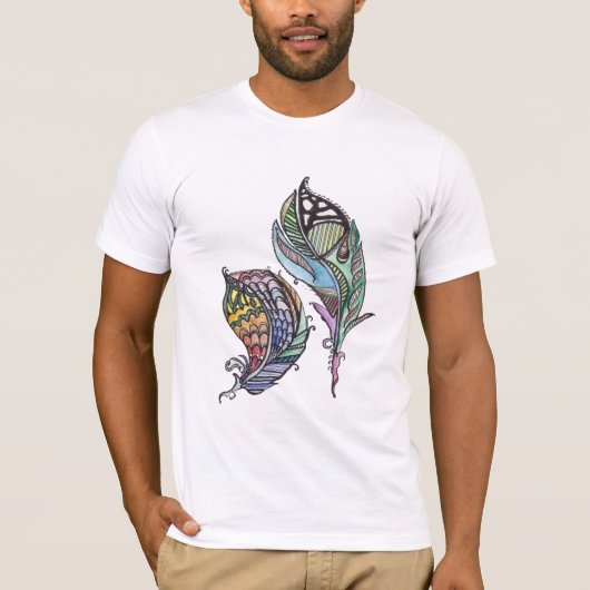 Zwei Feathers T-Shirt (Vorderseite)