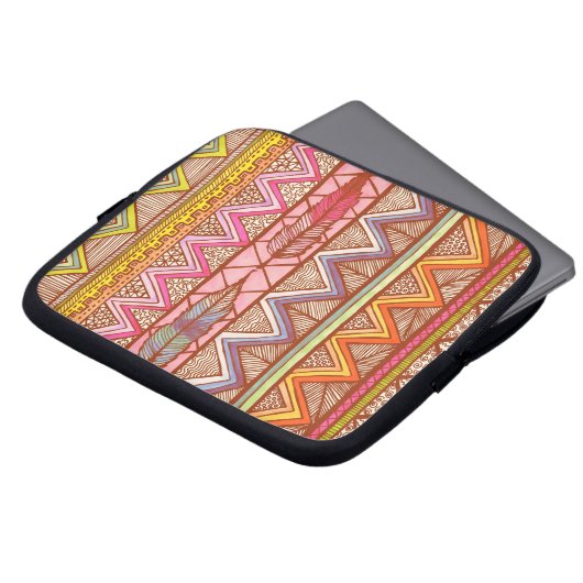 Zwei Federn… Laptopschutzhülle (Vorne Oben)