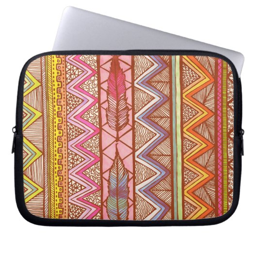 Zwei Federn… Laptopschutzhülle (Vorderseite)