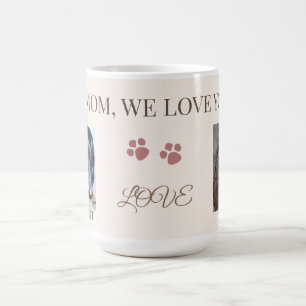 Zwei Fellbabys, eine erstaunliche Mama 2 Fotos Kaffeetasse
