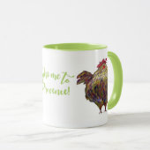 Zwei fette Hühner in der Barett-Tasse Tasse (VorderseiteRechts)