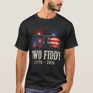 Zwei Fiddy Lustiges Meme Vintage Distressed Humor T-Shirt