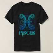 Zwei Fische Sternzeichen Horoskop Pisces T-Shi T-Shirt (Design vorne)