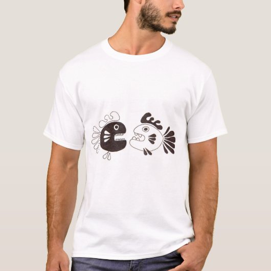 zwei Fische und eine Krake T-Shirt (Vorderseite)