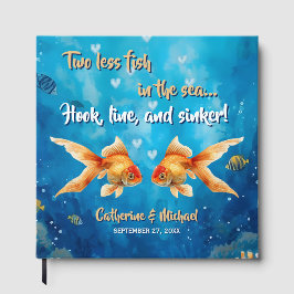 Zwei Fische weniger bei der Unterwasserhochzeit Gästebuch