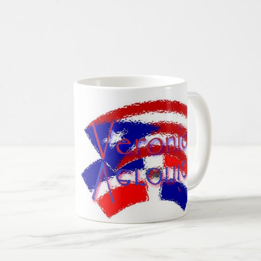 Zwei Flaggen Kaffeetasse (VorderseiteRechts)