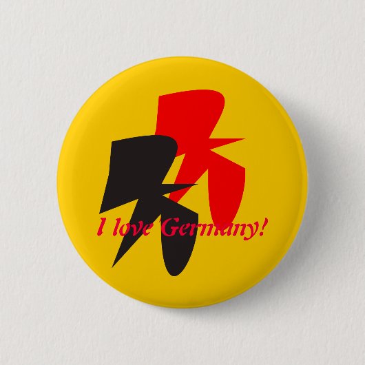 Zwei Fliegen Vogel-Knopf Button (Vorderseite)