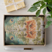 Zwei florale Friedenstruppen Seidenpapier (Geschenk)