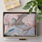 Zwei florale Friedenstruppen Seidenpapier (Geschenk)