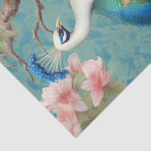 Zwei florale Friedenstruppen Seidenpapier (Detail)