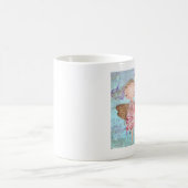 Zwei Flügel ein Herz Kaffeetasse (Mittel)