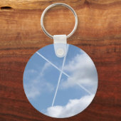 Zwei Flugstrecken machen Salreifen über Schottland Schlüsselanhänger (Vorderseite)