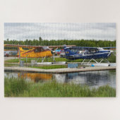 Zwei Flugzeug, Lake Hood, Alaska Puzzle (Horizontal)