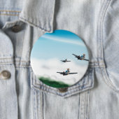 Zwei Flugzeuge des Zweiten Weltkrieges Button (Beispiel)