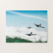 Zwei Flugzeuge des Zweiten Weltkrieges Puzzle (Horizontal)