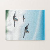 Zwei Flugzeuge des Zweiten Weltkrieges Puzzle (Horizontal)