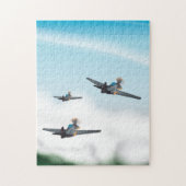 Zwei Flugzeuge des Zweiten Weltkrieges Puzzle (Vertikal)