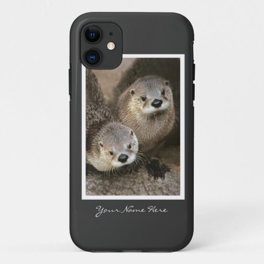 Zwei Fluss-Otter Case-Mate iPhone Hülle (Rückseite)