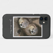 Zwei Fluss-Otter Case-Mate iPhone Hülle (Rückseite (Horizontal))