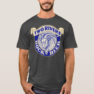 Zwei Flüsse Bock Beer Retro Bierbrauerei T-Shirt