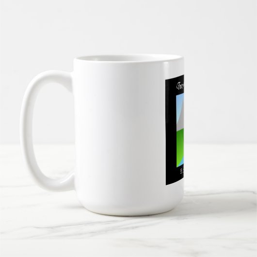 Zwei Flüsse Leaf Co. Kaffeetasse (Links)