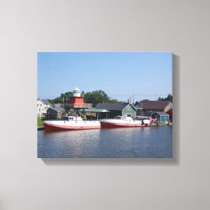 Zwei Flüsse, Leinwand von Wisconsin