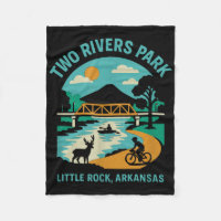 Zwei Flüsse Park in Little Rock, Arkansas, Bridge 